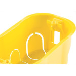 Caixinha De Luz Pvc Para Drywall Tramontina Amarela 4X2 - Kit C/10 Pecas