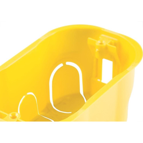 Caixinha De Luz Pvc Para Drywall Tramontina Amarela 4X2 - Kit C/10 Pecas