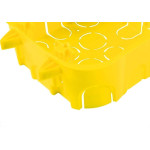 Caixinha De Luz Pvc Para Drywall Tramontina Amarela 4X4 - Kit C/10 Pecas