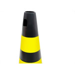 Cone Sinalizacao Plastcor 75Cm Preto/Amarelo