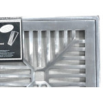 Grelha De Aluminio Com Porta Grelha Concava 25X25Cm