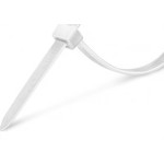 Abracadeira Nylon Brasfort Branca 4,8Mmx100Mm Com 100 Pecas - 7338