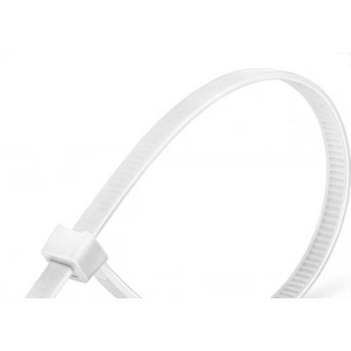 Abracadeira Nylon Brasfort Branca 4,8Mmx100Mm Com 100 Pecas - 7338
