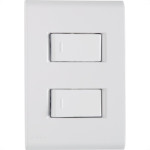 Conjunto Tramontina Com Placa Liz Branca 2 Simples - 57170/040
