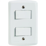 Conjunto Tramontina Com Placa Lux2 2 Simples 57145/040
