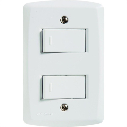 Conjunto Tramontina Com Placa Lux2 2 Simples 57145/040