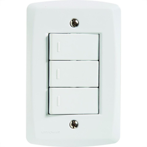 Conjunto Tramontina Com Placa Lux2 3 Simples 57145/070