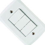 Conjunto Tramontina Com Placa Lux2 3 Simples 57145/070