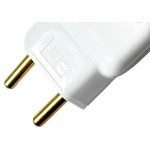 Pino Prensa Cabo Ilumi 2 Polos 20A. Branco - 14241Pct - Kit C/10 Pecas