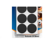 Feltro Adesivo Tekbond Redondo 30Mm Com 12 Pecas