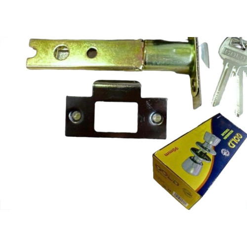 Fechadura Gold Divisoria Tubular Preta - Sft 050002
