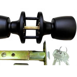 Fechadura Gold Divisoria Tubular Preta - Sft 050002