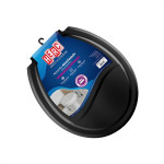 Assento Sanitario Almofadado Herc Preto 2392