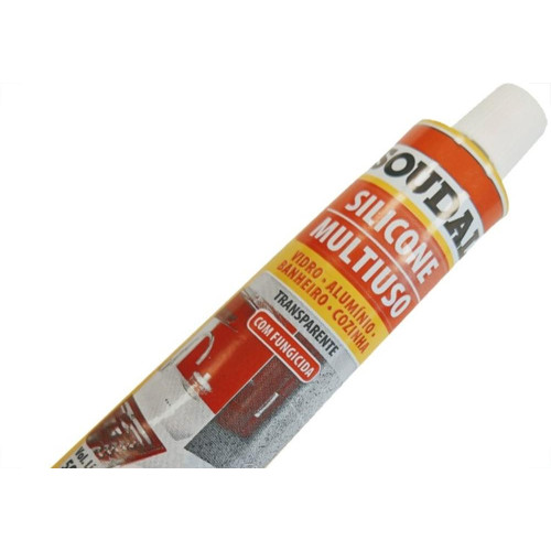 Silicone Acetico Soudal Multiuso Incolor 50G - Kit C/24 Pecas