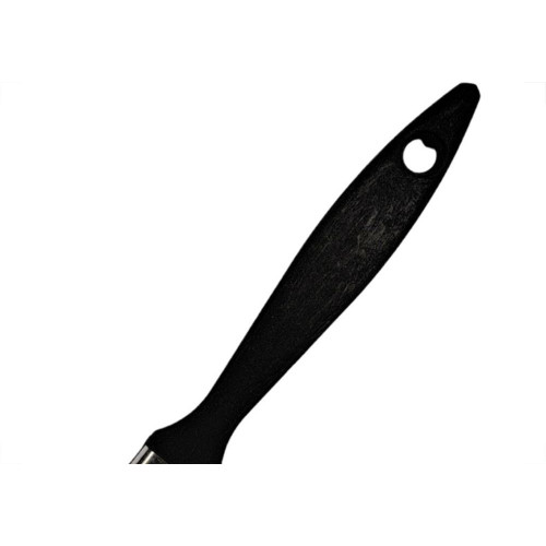 Pincel Trincha Pintura Roma Grisalha Ref.301 Cabo Preto 3/4'' - Kit C/12 Pecas