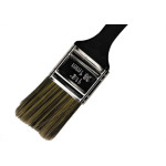 Pincel Trincha Pintura Roma Grisalha Ref.301 Cabo Preto   1.1/2'' - Kit C/12 Pecas