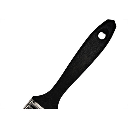 Pincel Trincha Pintura Roma Grisalha Ref.301 Cabo Preto   1.1/2'' - Kit C/12 Pecas