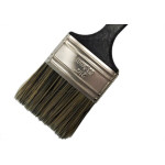 Pincel Trincha Pintura Roma Grisalha Ref.301 Cabo Preto   2.1/2'' - Kit C/12 Pecas
