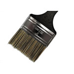 Pincel Trincha Pintura Roma Grisalha Ref.301 Cabo Preto Tam.G 3'' - Kit C/12 Pecas