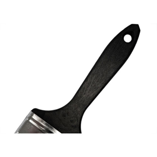 Pincel Trincha Pintura Roma Grisalha Ref.301 Cabo Preto Tam.G 3'' - Kit C/12 Pecas
