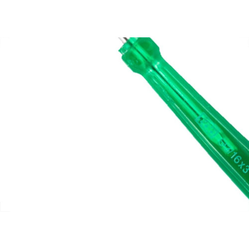 Chave Fenda Eda Cromo Vanadio Verde Com Ima 3/16'' X 3'' - 9Tn - Kit C/12 Pecas