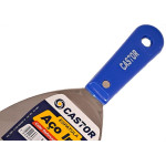 Espatula Castor Aco Inox Cabo Plastico Reforcado Azul 100Mm - 793