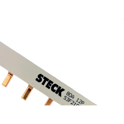 Barramento Steck Trifasico Din Para 12 Disjuntores 80A. - S3F210B