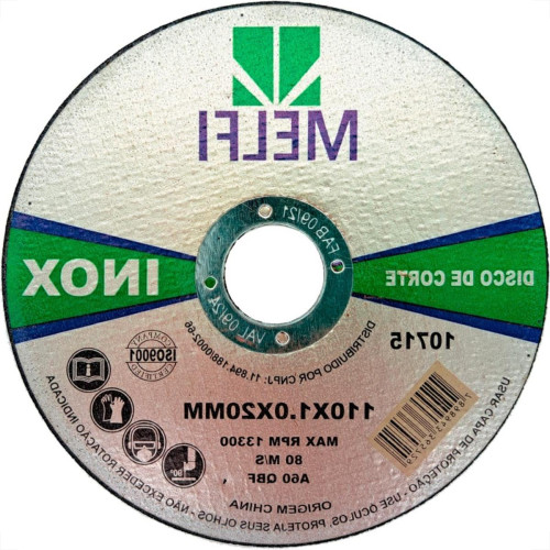 Disco Aco Inox Melfi 110Mmx1,0Mmx20Mm - 10715