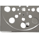 Grelha Aco Inox Quadrada Overtime 10X10Cm Com Fecho