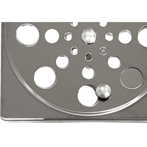 Grelha Aco Inox Quadrada Overtime 10X10Cm Com Fecho