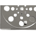 Grelha Aco Inox Quadrada Overtime 15X15Cm Com Fecho