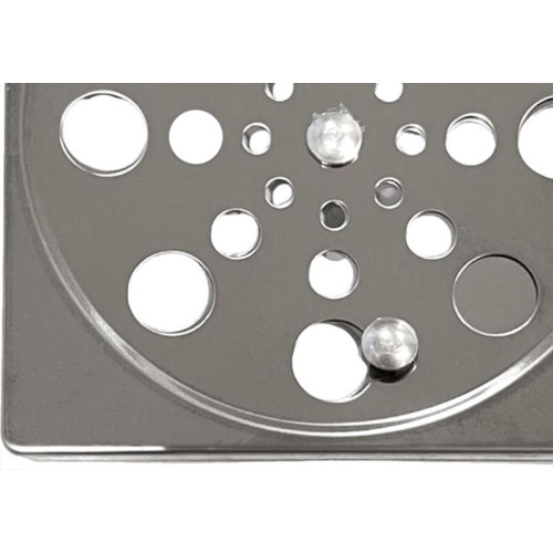 Grelha Aco Inox Quadrada Overtime 15X15Cm Com Fecho