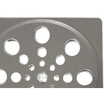 Grelha Aco Inox Quadrada Overtime 15X15Cm Com Fecho