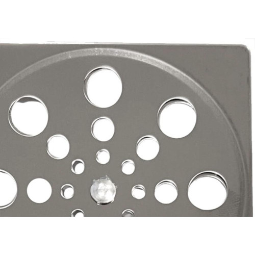 Grelha Aco Inox Quadrada Overtime 15X15Cm Com Fecho