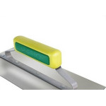 Desempenadeira Aco Inox Galo 306 Cabo Fechado 12 X29Cm Verde/Amarela