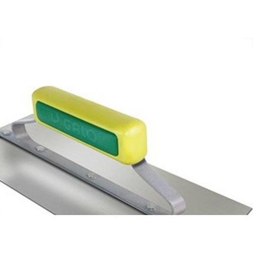 Desempenadeira Aco Inox Galo 306 Cabo Fechado 12 X29Cm Verde/Amarela