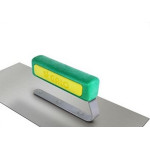 Desempenadeira Aco Inox Galo 113 Cabo Aberto 12 X29Cm Verde/Amarela