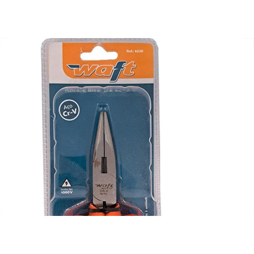 Alicate Bico Meia Cana Waft 6'' Isolado 1000V. - 6230
