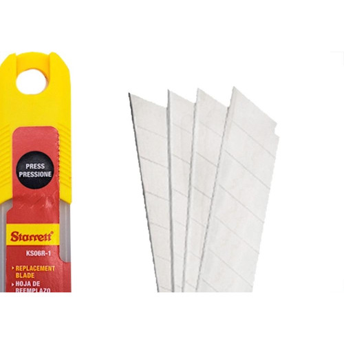 Lamina Estilete Larga Starrett 18Mm Com 10 Pecas Ks06R