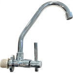 Torneira Bica Movel Pia Parede Metal Bognar 1168 - C-64 - 1/4 Volta