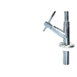 Torneira Bica Movel Pia Mesa Metal Bognar 1169 - C-64 - 1/4 Volta