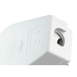 Pino Prensa Cabo Ilumi 2 Polos+Terra 10A. Gigante Branco 1439 - Kit C/10 Pecas