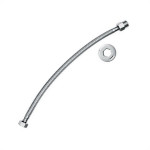 Engate Flexivel Malha Inox Alta Pressao Unifix 40Cm