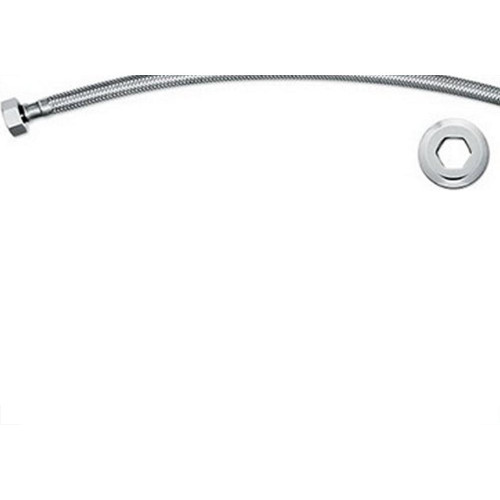 Engate Flexivel Malha Inox Alta Pressao Unifix 40Cm
