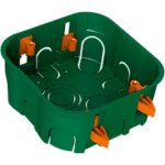 Caixinha De Luz Pvc Para Drywall Ribeiro Fabril Verde 4X4 - Kit C/10 Pecas