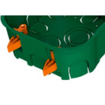 Caixinha De Luz Pvc Para Drywall Ribeiro Fabril Verde 4X4 - Kit C/10 Pecas