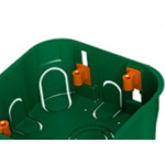 Caixinha De Luz Pvc Para Drywall Ribeiro Fabril Verde 4X4 - Kit C/10 Pecas