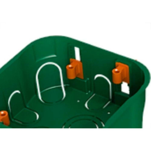 Caixinha De Luz Pvc Para Drywall Ribeiro Fabril Verde 4X4 - Kit C/10 Pecas