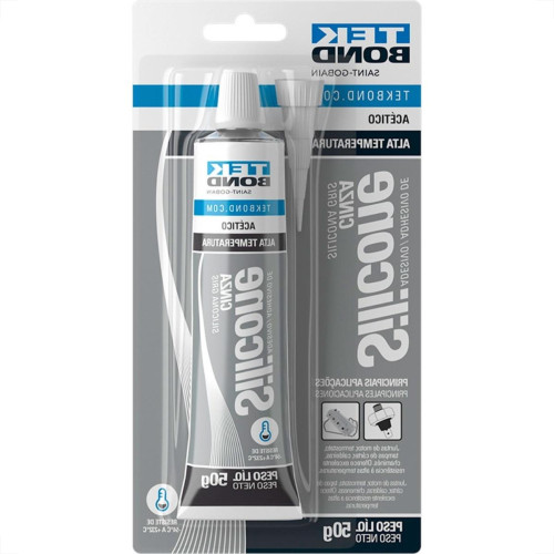 Silicone Tekbond Alta Temperatura 50G. Cinza