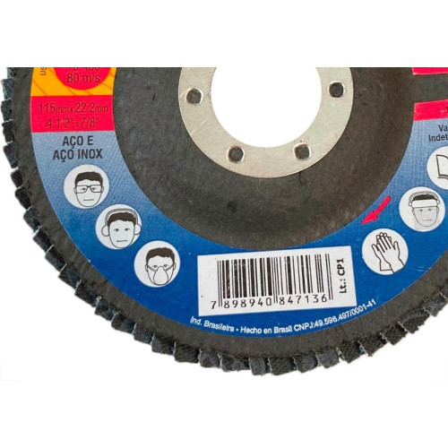 Disco Flap Lineato Itambe 4.1/2'' - Grao 40